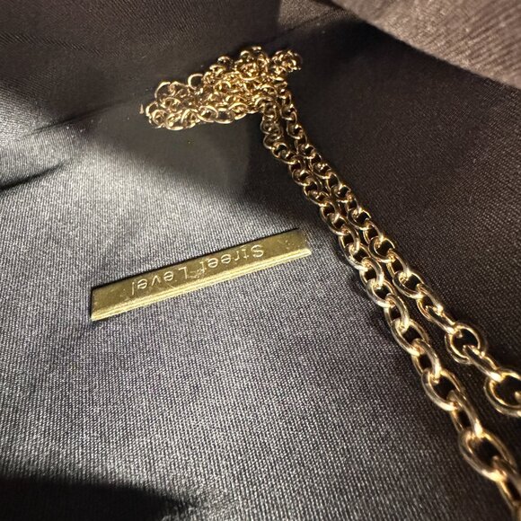 Street Level Powder Blue Clutch with Tassel Zipper - Picture 4 of 6